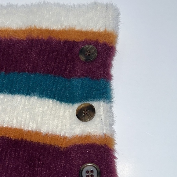 Free People Fig Jam Combo Ciara Fuzzy Sweater Mini Skirt size Small - Picture 11 of 13